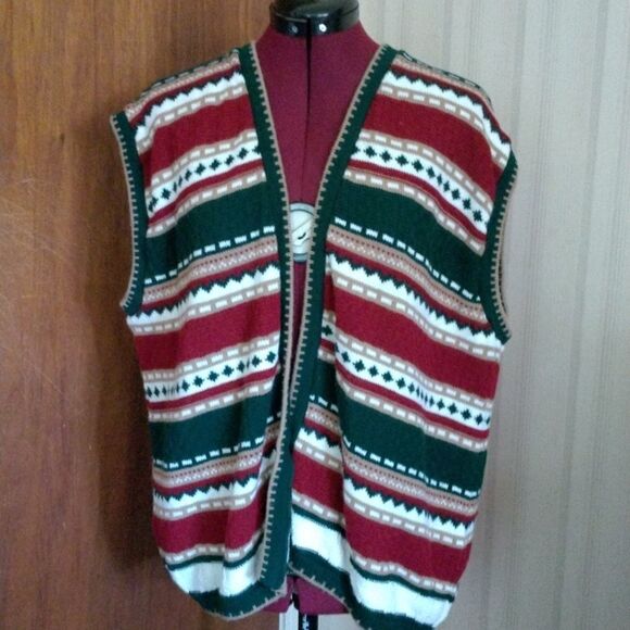 SOUTHERN LADY open front sweater vest size XL - Picture 1 of 4